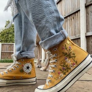 Converse High Top custom embroidered